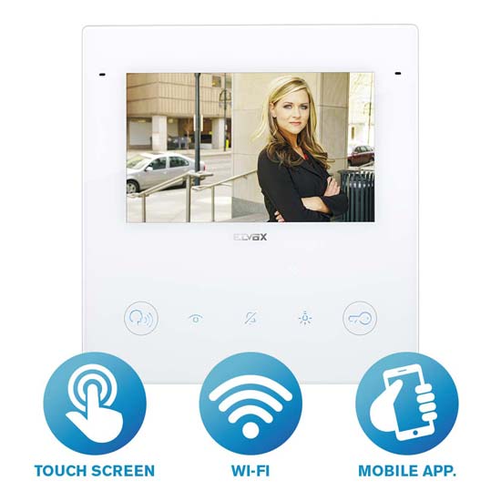 Elvox TAB 5S UP Series Vimar Elvox TAB 5S Up Touch screen hands free video monitor apartment unit